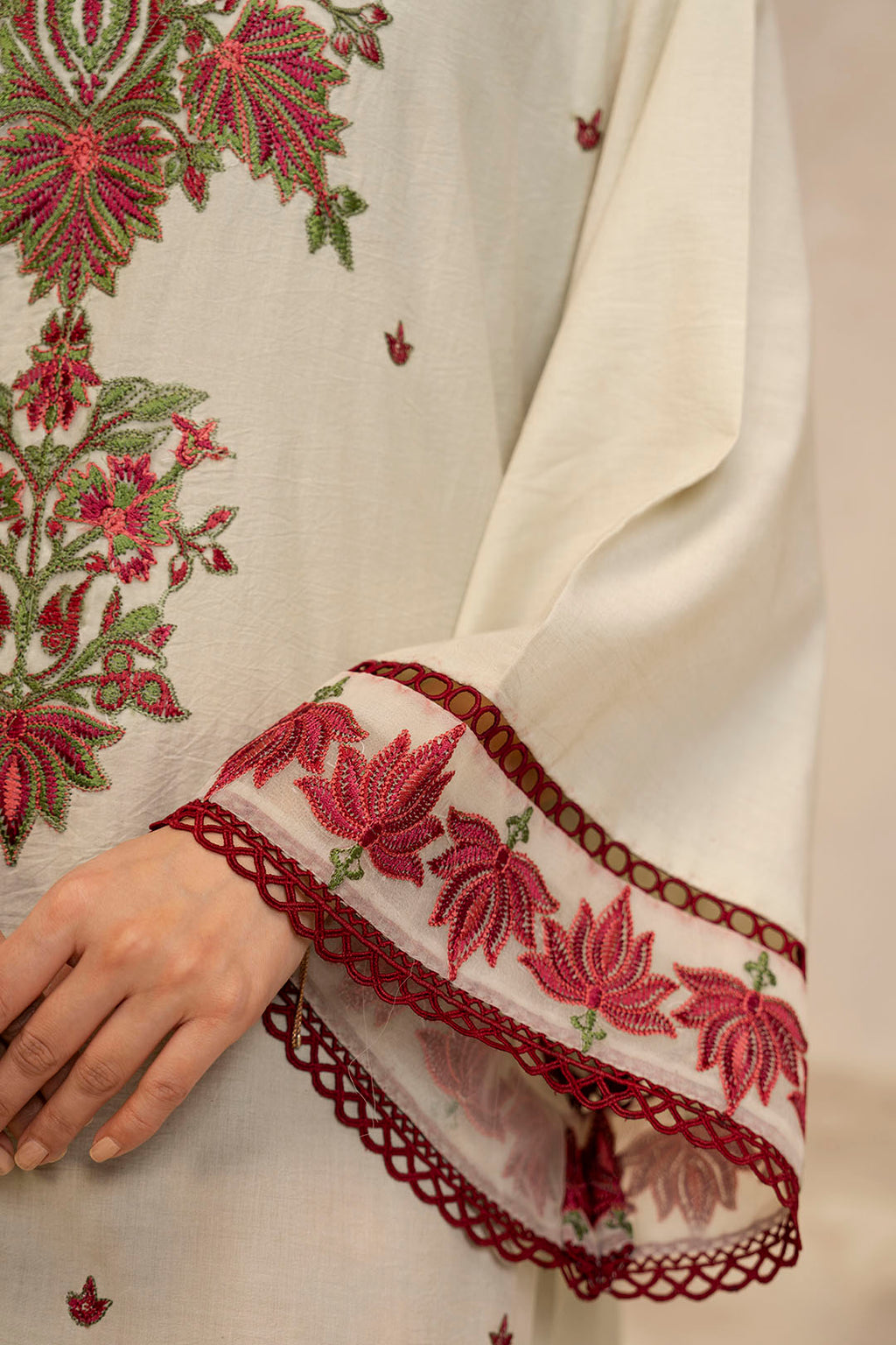 Embroidered Shirt Shalwar Dupatta - 0073
