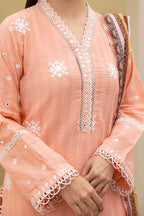 Embroidered Shirt Shalwar Dupatta - 0074