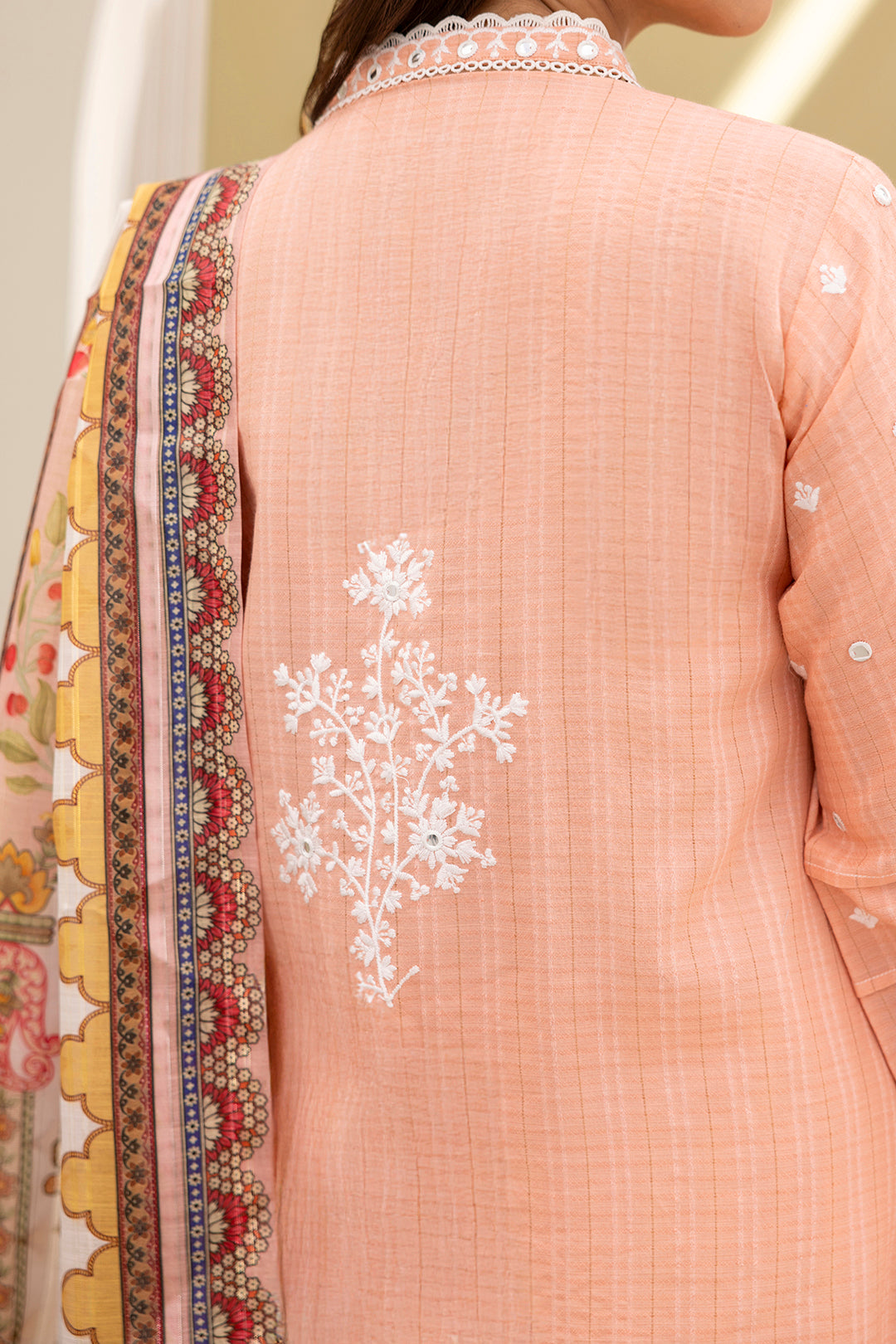 Embroidered Shirt Shalwar Dupatta - 0074