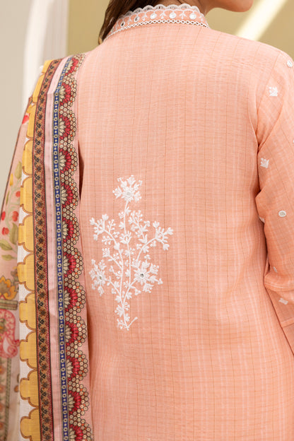 Embroidered Shirt Shalwar Dupatta - 0074