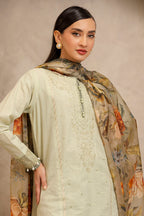 Embroidered Shirt Shalwar Dupatta - 0077