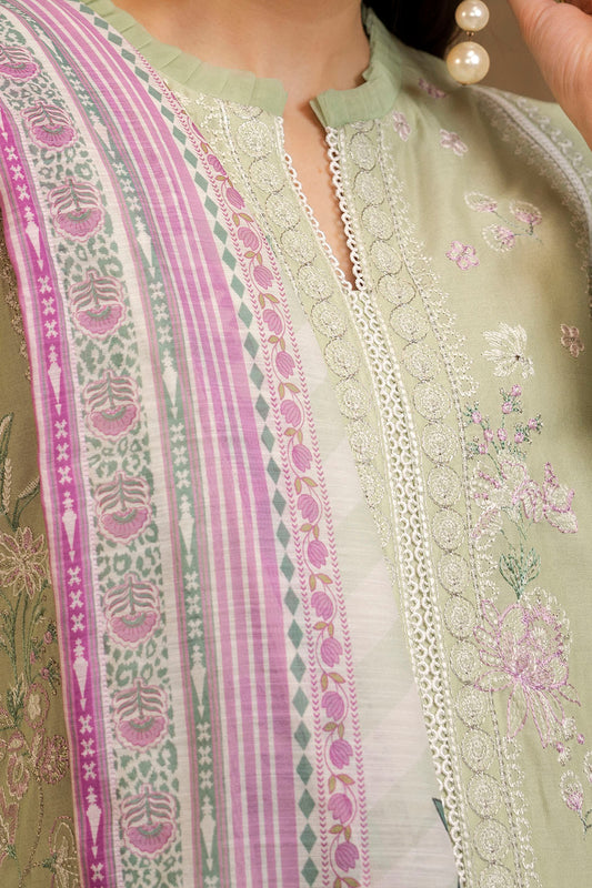 Embroidered Shirt Shalwar Dupatta - 0078