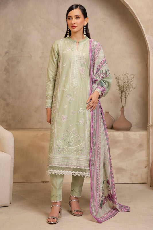 Embroidered Shirt Shalwar Dupatta - 0078