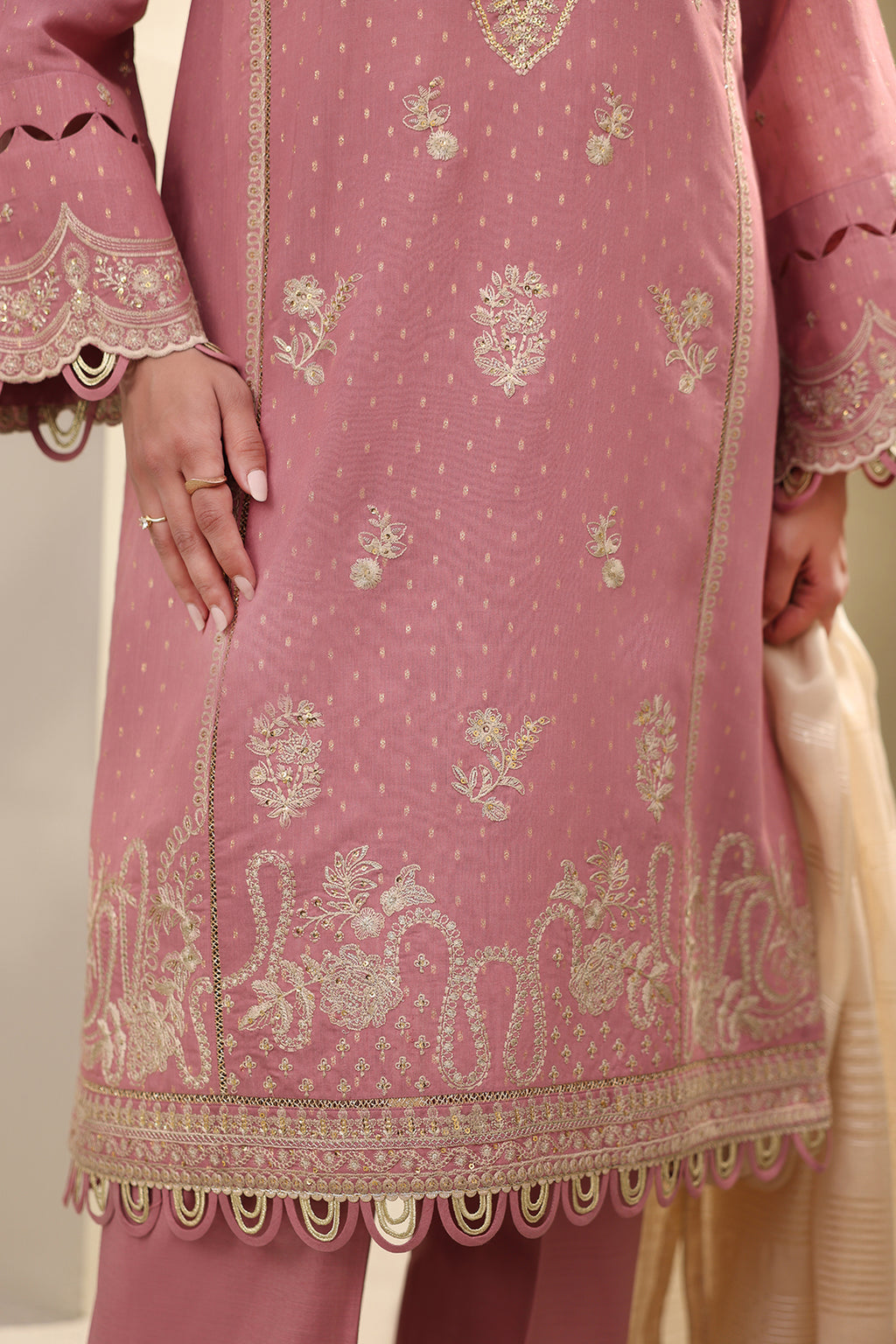 Embroidered Shirt Shalwar Dupatta - 0080