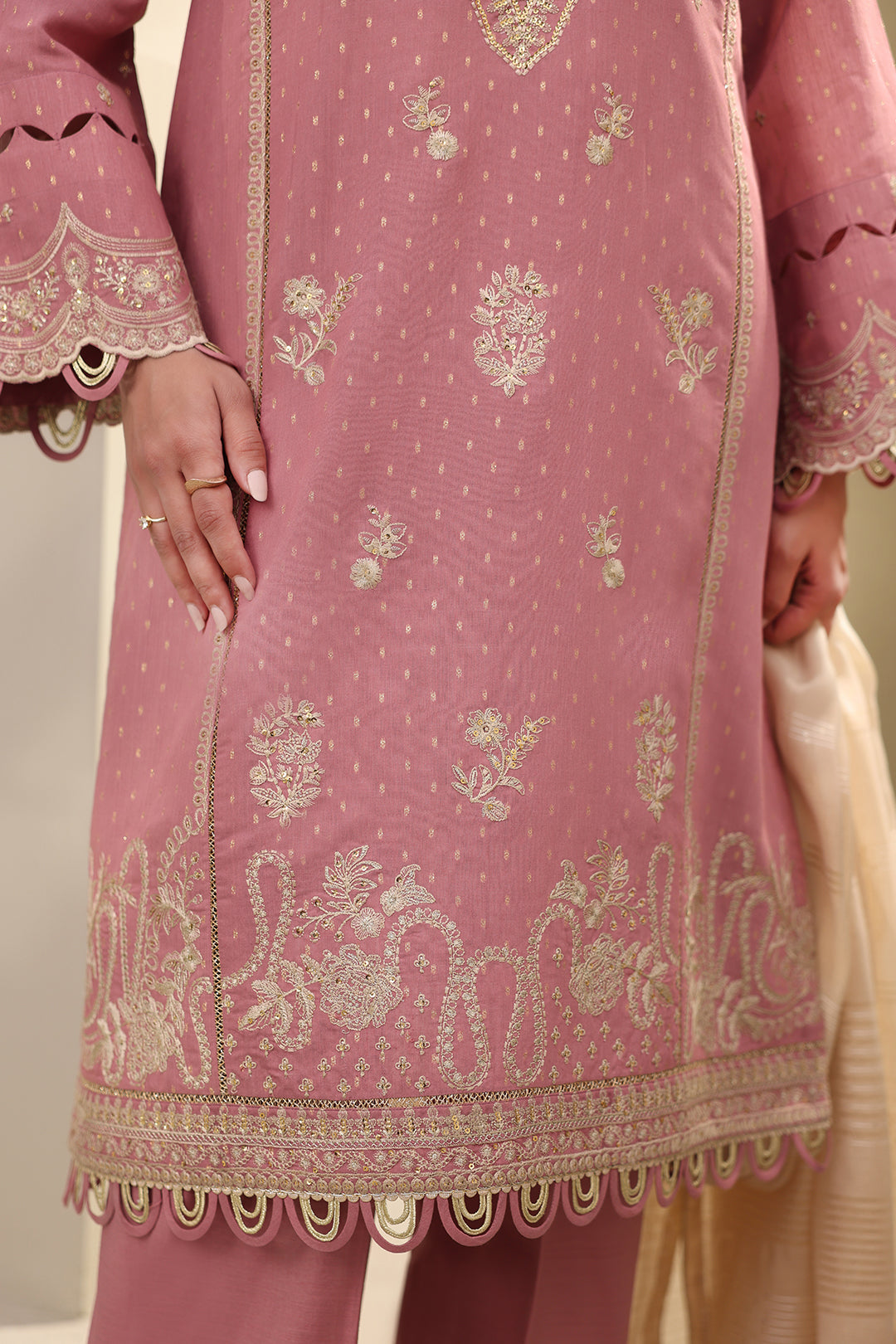 Embroidered Shirt Shalwar Dupatta - 0080