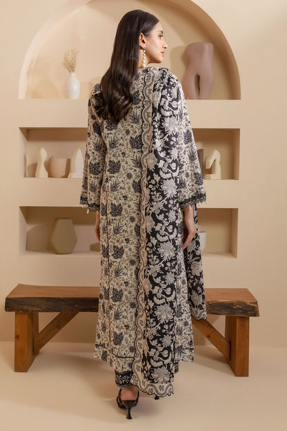 Embroidered Shirt Shalwar Dupatta - 0135