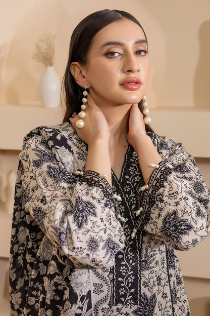 Embroidered Shirt Shalwar Dupatta - 0135