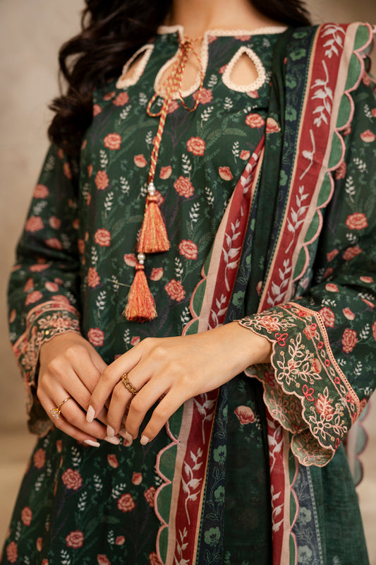 Embroidered Shirt Shalwar Dupatta - 0137
