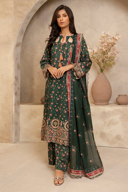 Embroidered Shirt Shalwar Dupatta - 0137