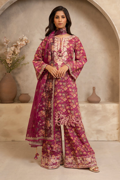 Embroidered Shirt Shalwar Dupatta - 0139