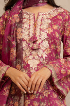 Embroidered Shirt Shalwar Dupatta - 0139