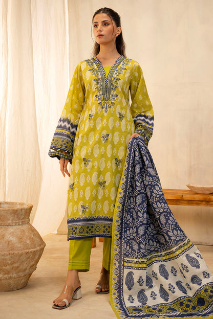 Embroidered Shirt Shalwar Dupatta - 0140