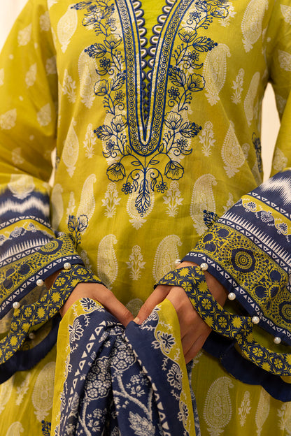 Embroidered Shirt Shalwar Dupatta - 0140