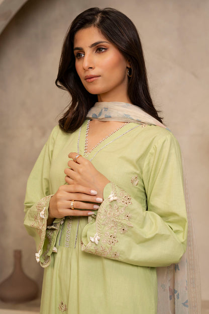 Embroidered Shirt Shalwar Dupatta - 0141