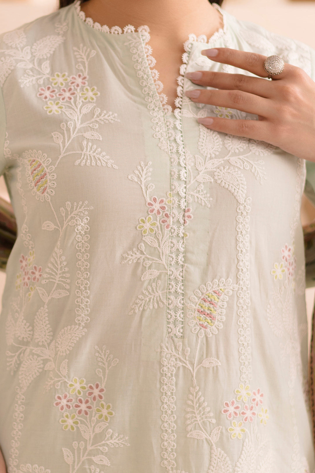 Embroidered Shirt Shalwar Dupatta - 0143