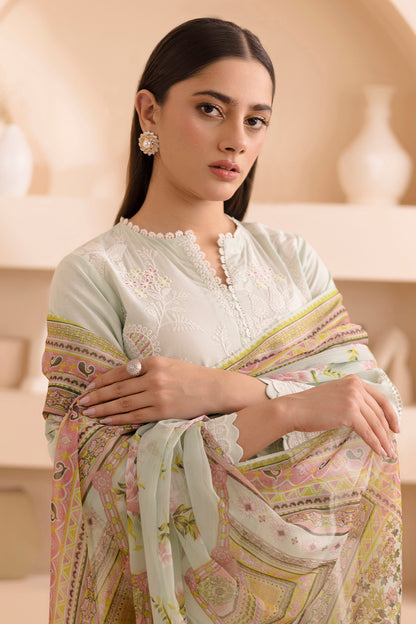 Embroidered Shirt Shalwar Dupatta - 0143