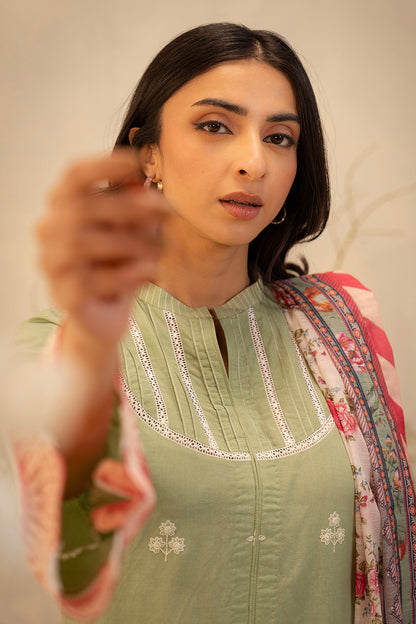 Embroidered Shirt Shalwar Dupatta - 0144