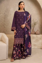 Embroidered Shirt Shalwar Dupatta - 0145