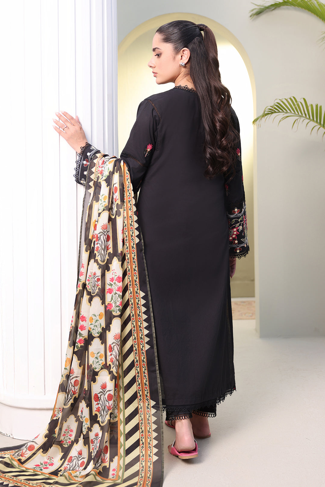 Embroidered Shirt Shalwar Dupatta - 0148