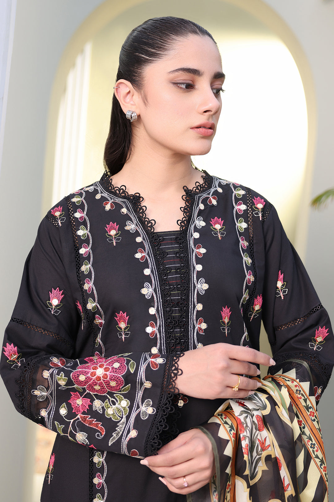 Embroidered Shirt Shalwar Dupatta - 0148 – ZELLBURY