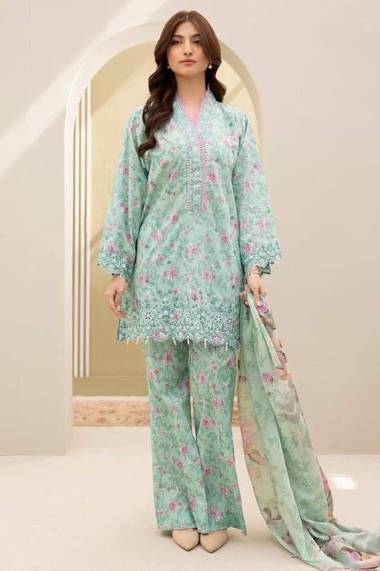 Embroidered Shirt Shalwar Dupatta - 0149
