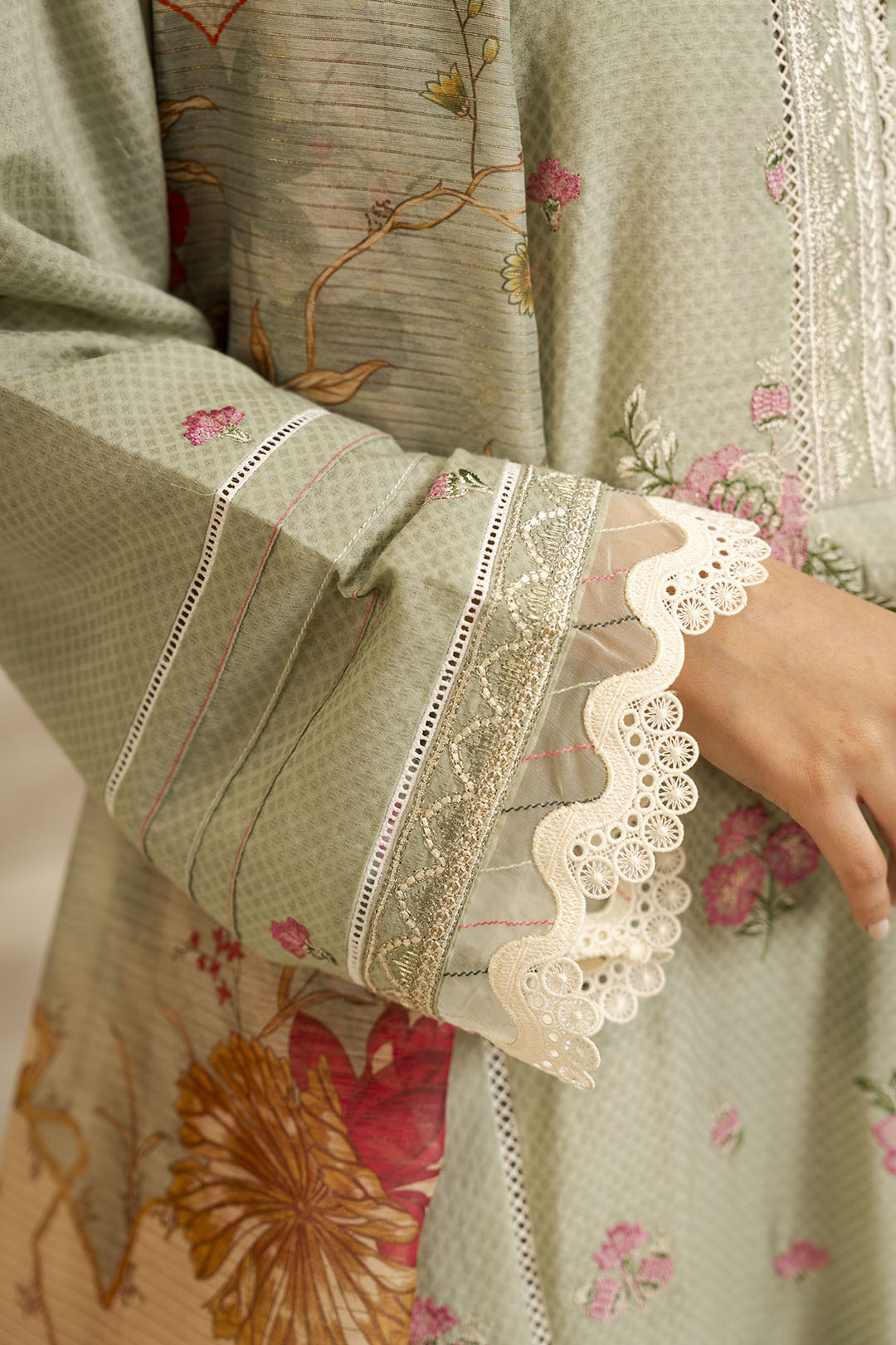 Embroidered Shirt Shalwar Dupatta - 0150