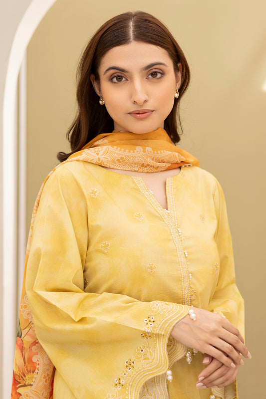 Embroidered Shirt Shalwar Dupatta - 0151