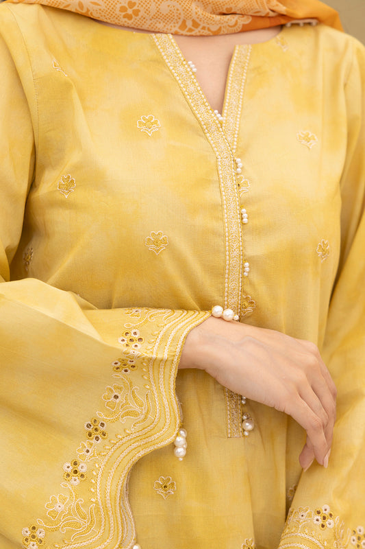 Embroidered Shirt Shalwar Dupatta - 0151
