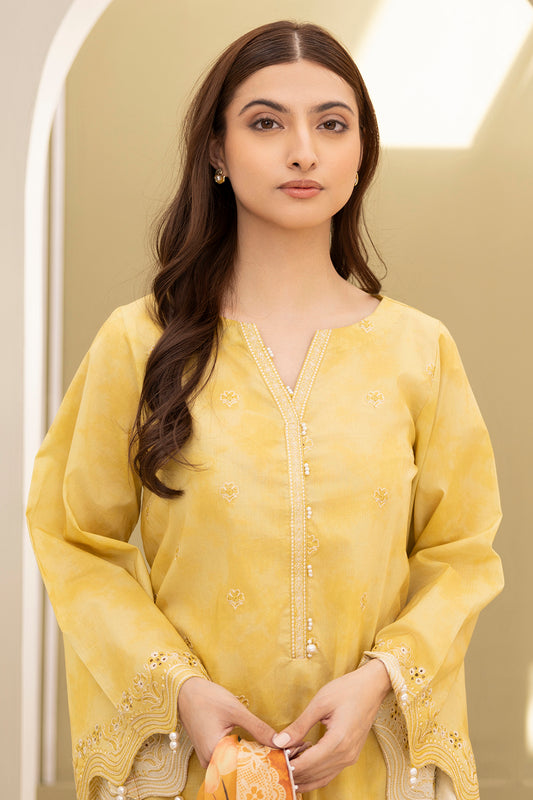Embroidered Shirt Shalwar Dupatta - 0151