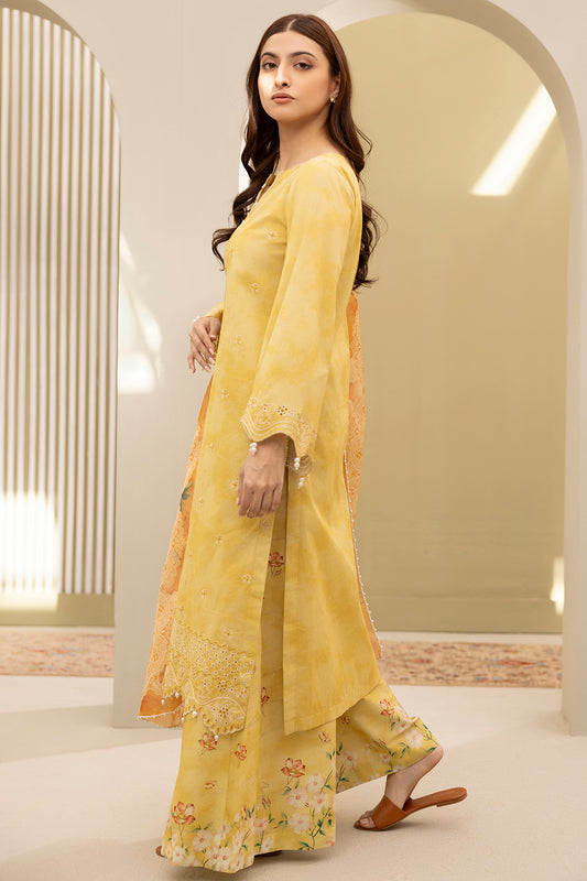 Embroidered Shirt Shalwar Dupatta - 0151