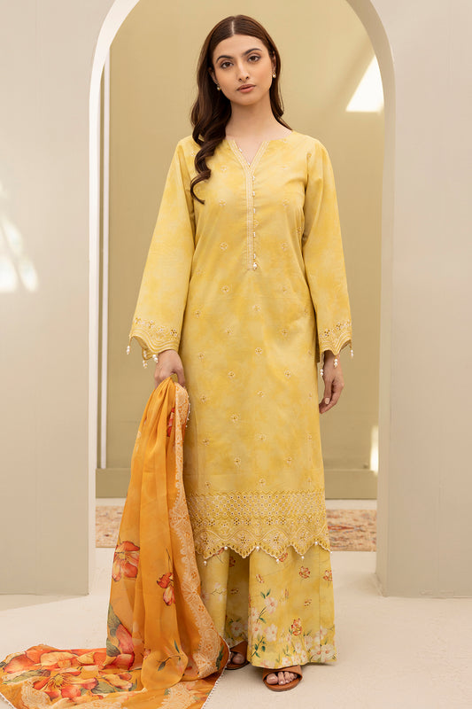 Embroidered Shirt Shalwar Dupatta - 0151