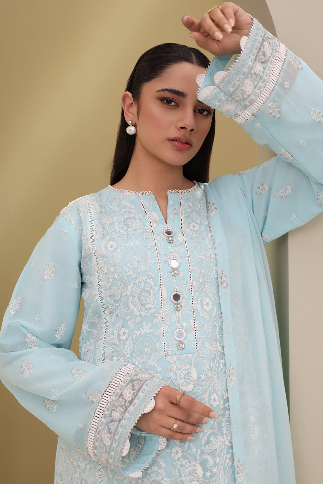 Embroidered Shirt Shalwar Dupatta - 0152