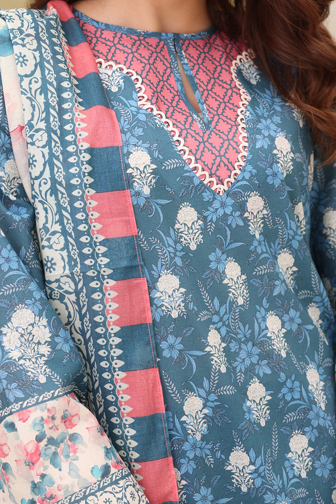 Embroidered Shirt Shalwar Dupatta - 0200