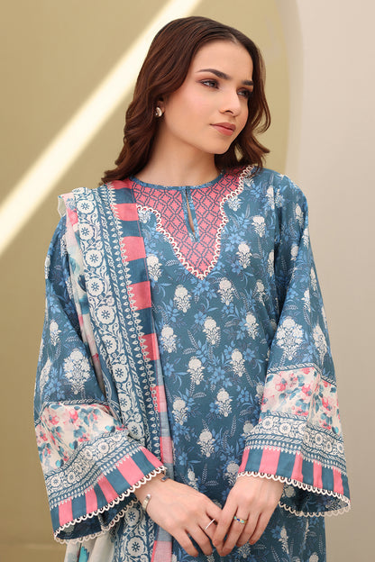 Embroidered Shirt Shalwar Dupatta - 0200