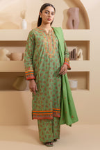 Embroidered Shirt Shalwar Dupatta - 0207