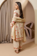 Embroidered Shirt Shalwar Dupatta - 0209