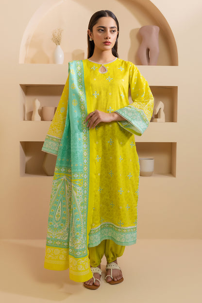 Embroidered Shirt Shalwar Dupatta - 0210