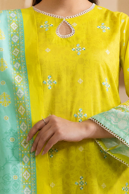 Embroidered Shirt Shalwar Dupatta - 0210