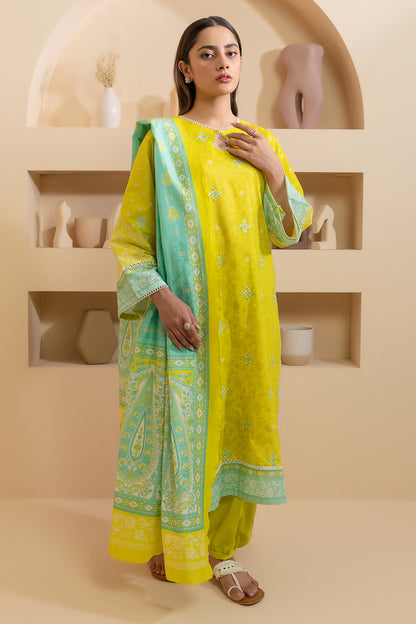 Embroidered Shirt Shalwar Dupatta - 0210