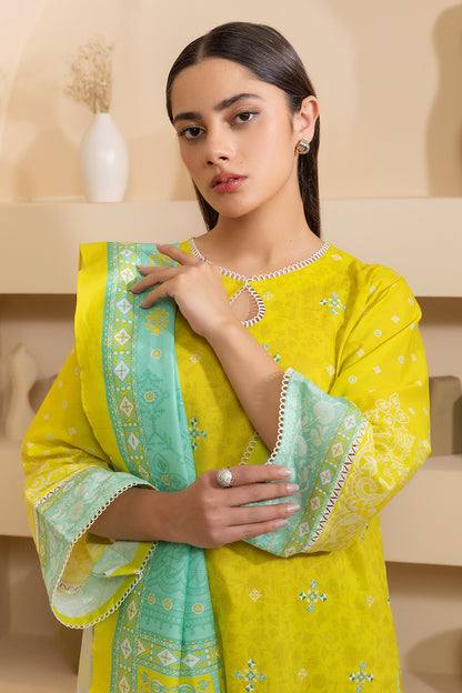 Embroidered Shirt Shalwar Dupatta - 0210