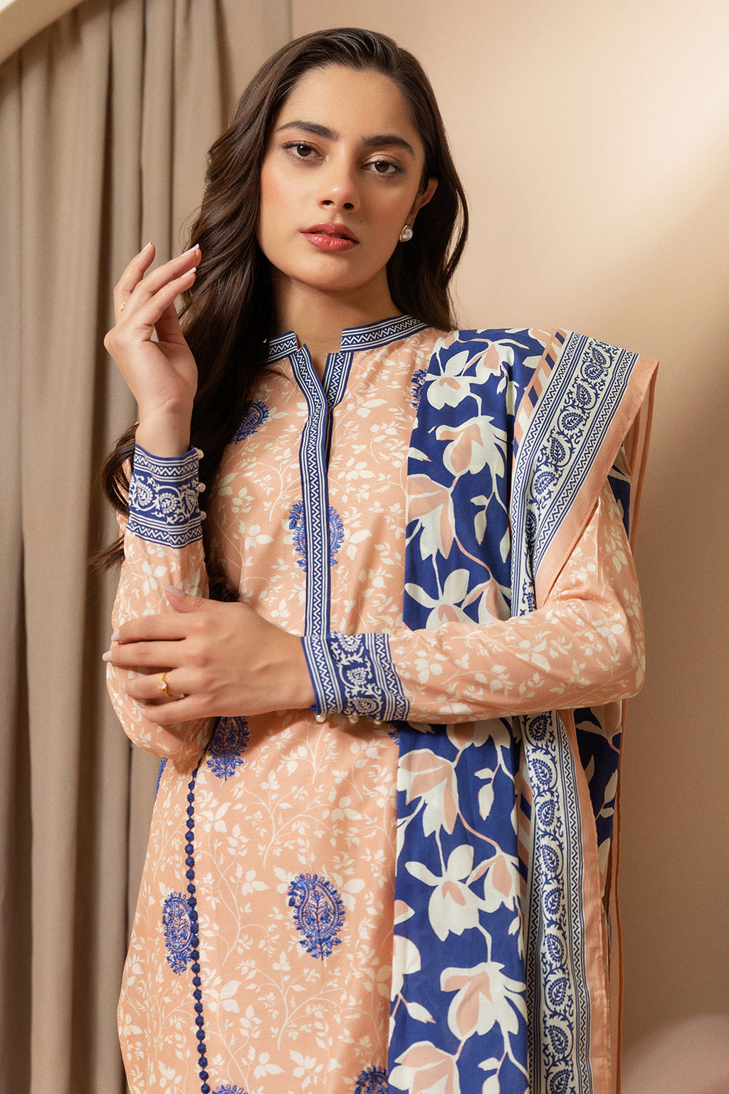 Embroidered Shirt Shalwar Dupatta - 0212