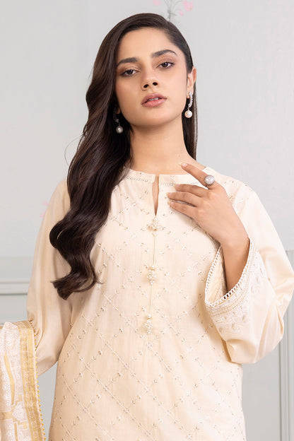 Embroidered Shirt Shalwar Dupatta - 0213