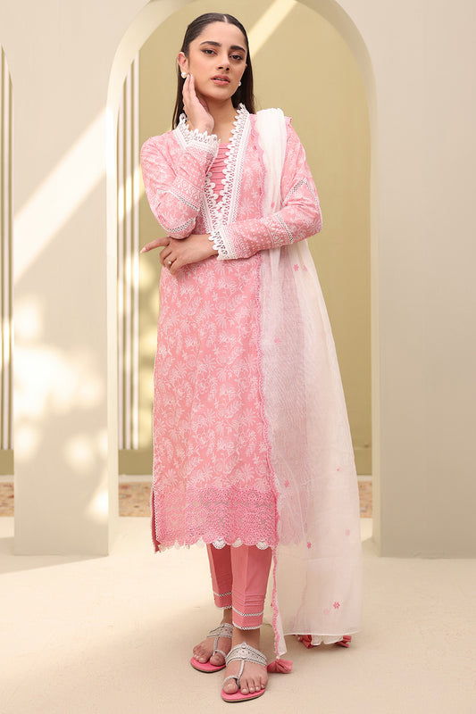 Embroidered Shirt Shalwar Dupatta - 0214