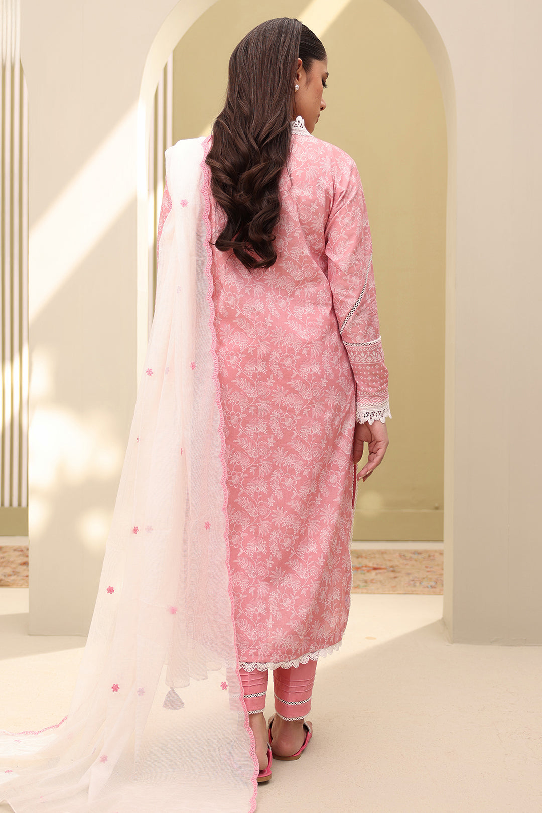 Embroidered Shirt Shalwar Dupatta - 0214