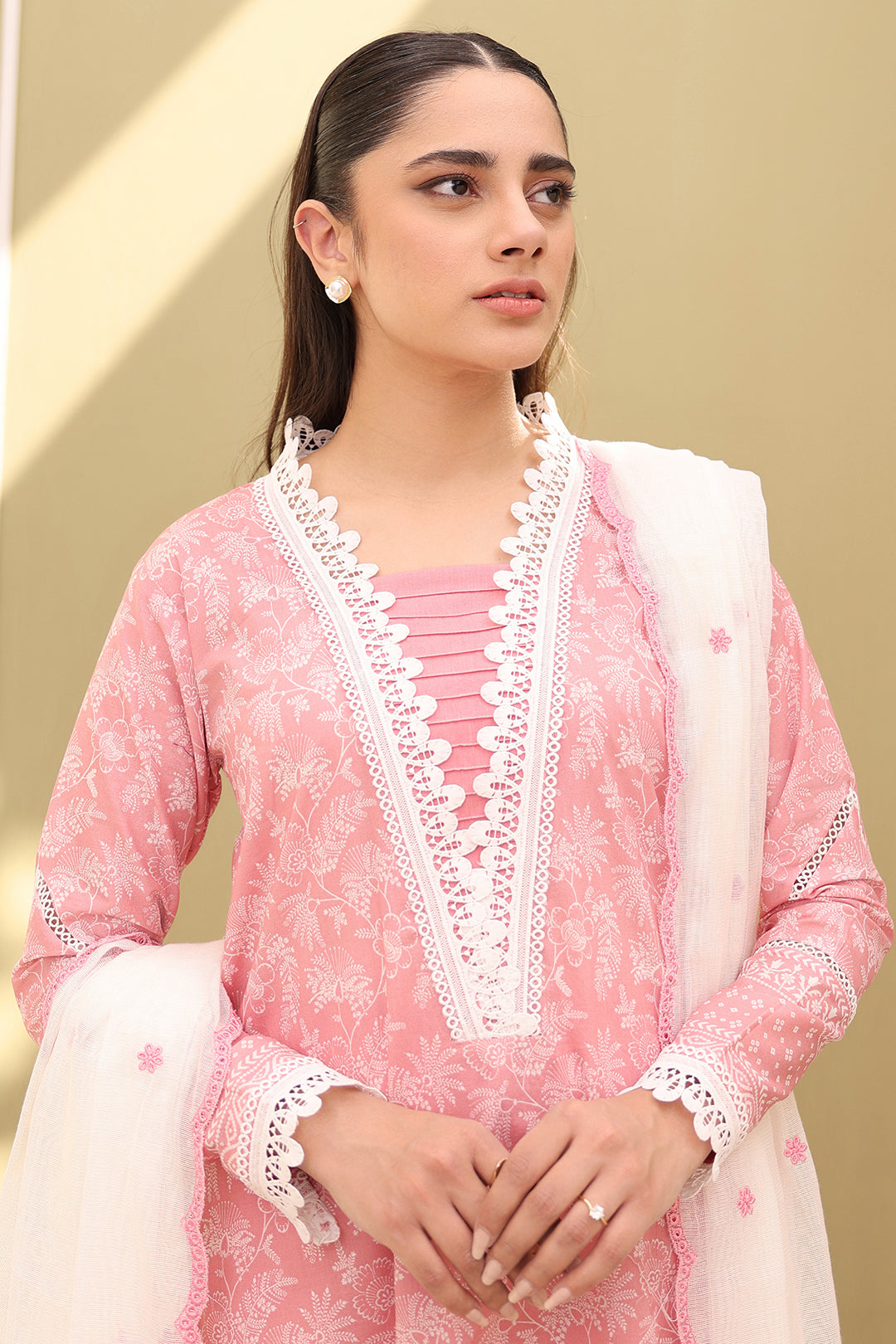 Embroidered Shirt Shalwar Dupatta - 0214