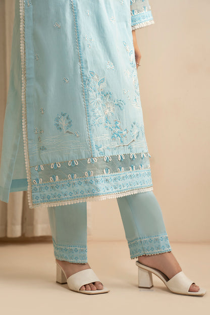 Embroidered Shirt Shalwar Dupatta - 0216