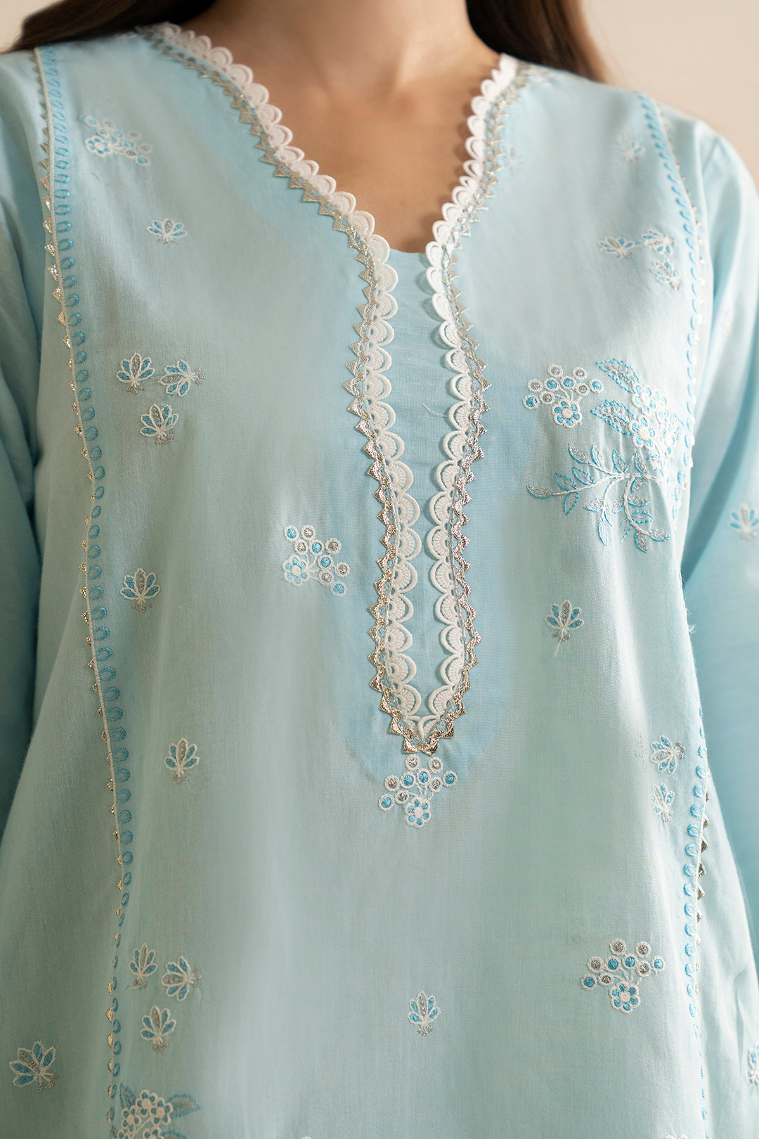 Embroidered Shirt Shalwar Dupatta - 0216