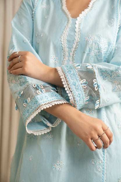 Embroidered Shirt Shalwar Dupatta - 0216