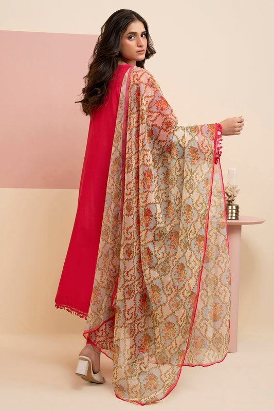 Embroidered Shirt Shalwar Dupatta - 0218