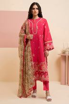 Embroidered Shirt Shalwar Dupatta - 0218